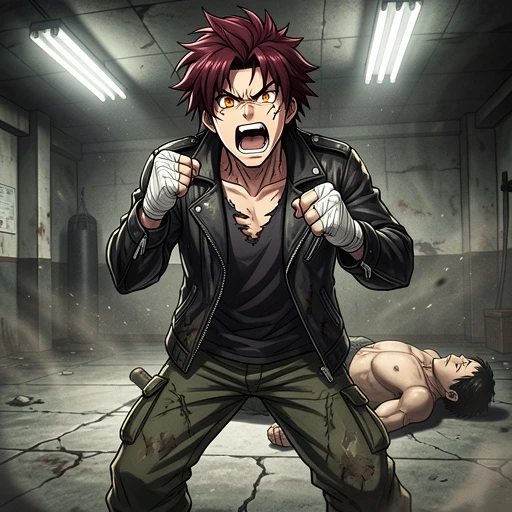 MHA-crash out AI character