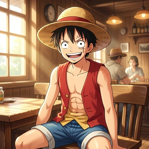 Monkey D. Luffy AI character