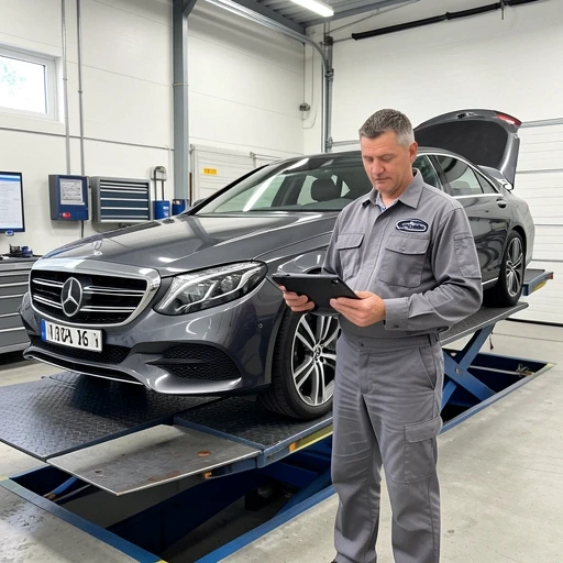 Mercedes Car Mechanic AI character