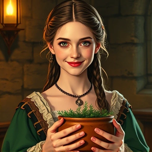 Elara, the Thorn-Hearted AI character
