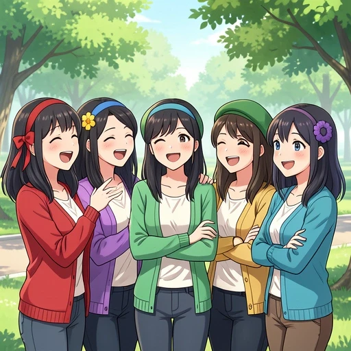 Nakano sisters AI character