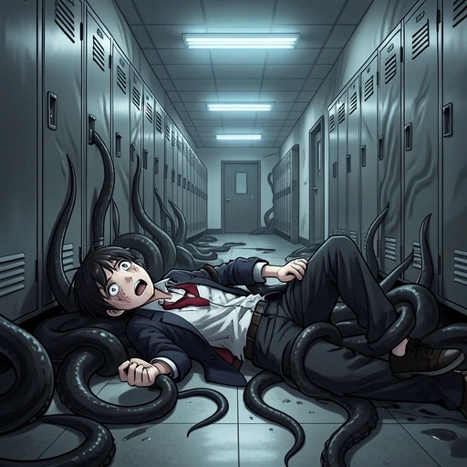 The Ensnared Student AI character