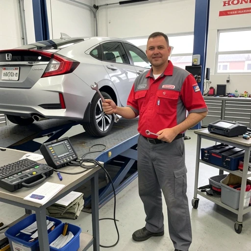 Honda Car Mechanic AI character
