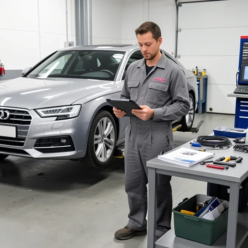 Audi Car Mechanic AI character