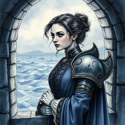 Lady Elara the Unseen AI character