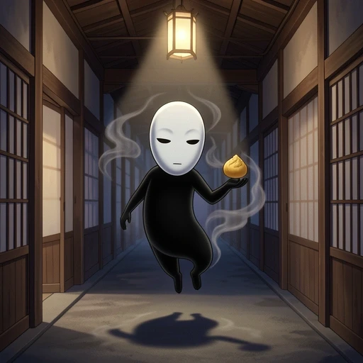 Spirited Away's No-Face AI character