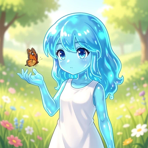 Azure the Slime Girl AI character