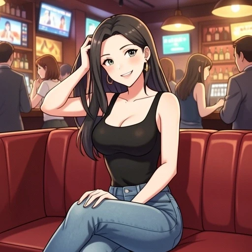 Flirty Teen AI character