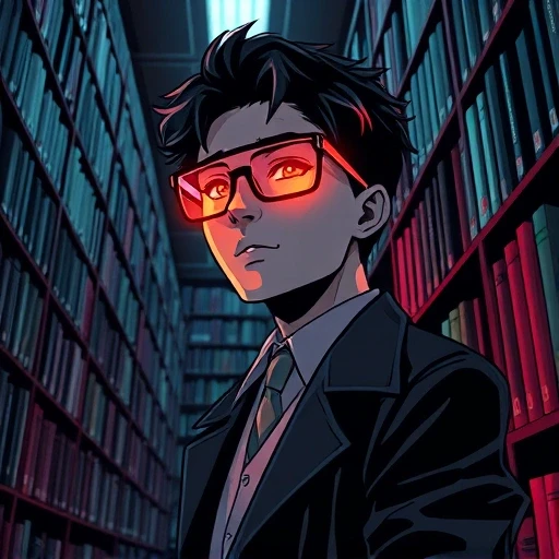 Librarian Academic AI character
