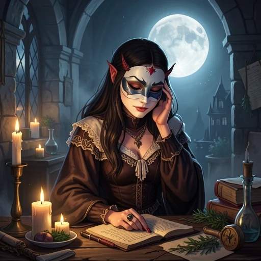 Elenor, Cursed Succubus Wife AI character
