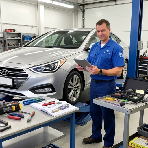 Hyundai Car Mechanic AI character