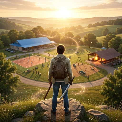 PJO Camp Half-Blood Arrival AI character