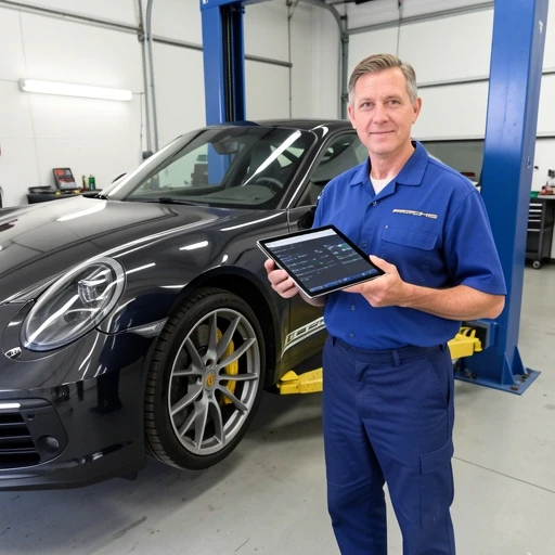 Porsche Car Mechanic AI character